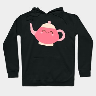 Cute Pink Tea-Pot Kawaii Hoodie